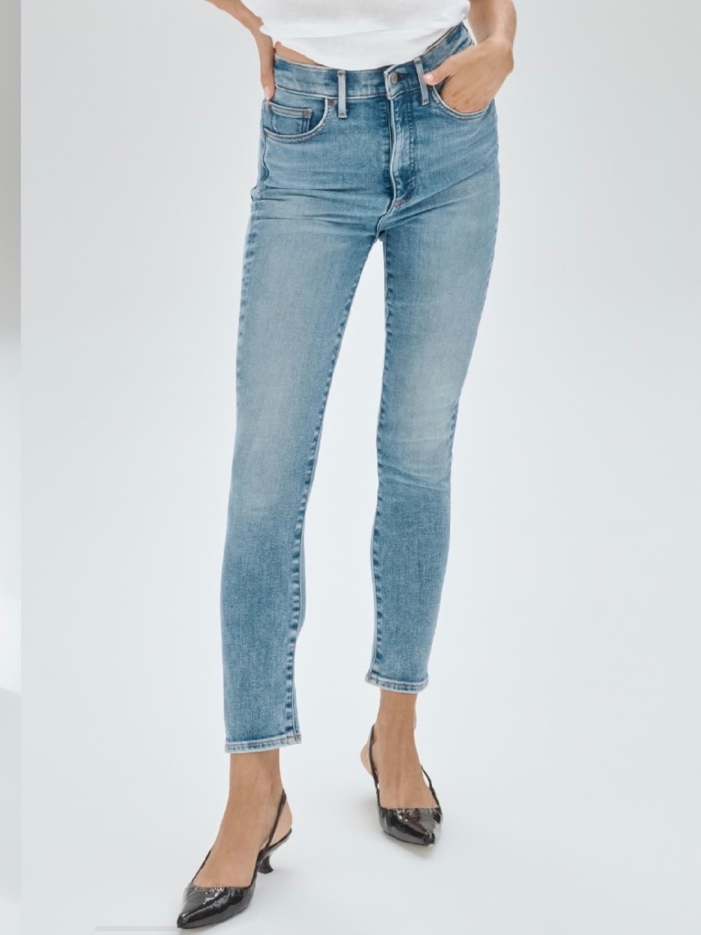 NWT Aritzia Denim Forum "The Lola" High Rise Skinny Jeans Size 25W